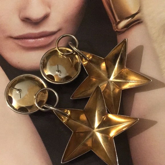 Beautiful vintage gold tone earrings - Picture 5 of 5